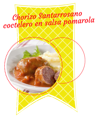 chorizo-santarrosano-coctelero-en-salsa-pomarola